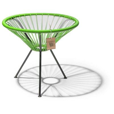 Table Japón apple green with glass table top