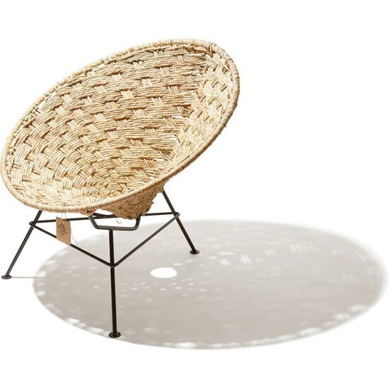 Condesa Chair Tule With Natural Reed