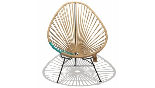 Acapulco Hemp chair and Tule chair (reed)