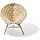 Condesa chair made with natural fibers