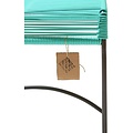 Xalapa Stool or Footrest in Light Turquoise