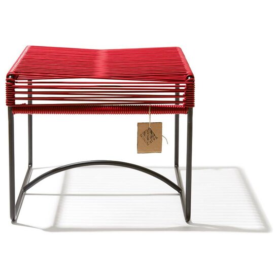 Xalapa Stool or Footrest in Red