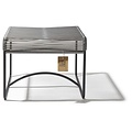 Silla Acapulco Xalapa Stool or Footrest in Silver-Grey