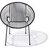 Luna Dining Chair in Black (Made w/ Recycled PVC)