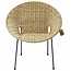 Luna Dining Chair Tule, With Natural Reed
