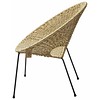 Luna Dining Chair Tule, With Natural Reed