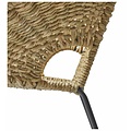 Luna Dining Chair Tule, With Natural Reed