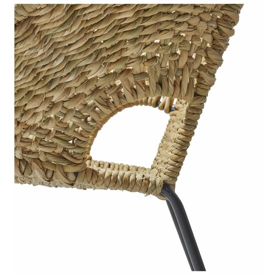 Luna Dining Chair Tule, With Natural Reed