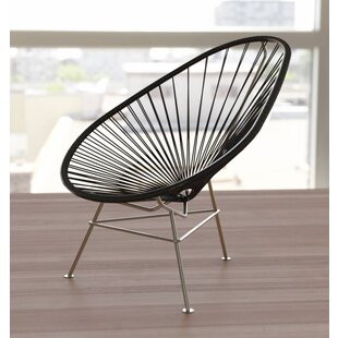 Exclusive Edition - Acapulco Chair Black,  Stainless Steel Frame (Made w/ Recycled PVC)