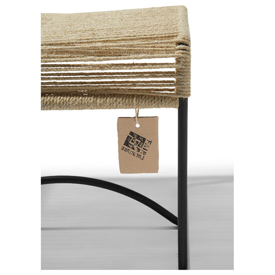 Xalapa Stool or Footrest in Hemp
