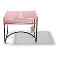 Xalapa Stool or Footrest in Pastel Pink