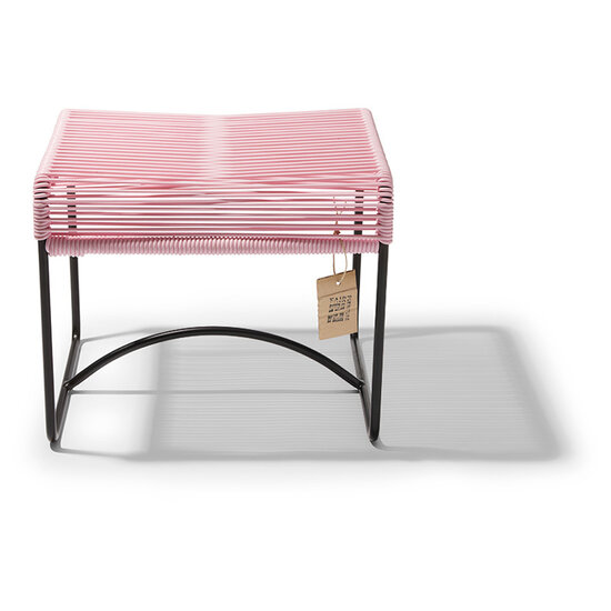 Xalapa Stool or Footrest in Pastel Pink