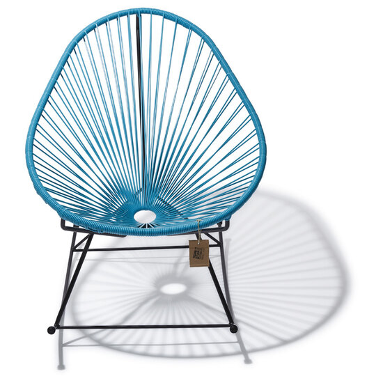 Acapulco Rocking Chair in Petrol Blue