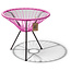 Table Japón in Fuchsia, Glass Table Top