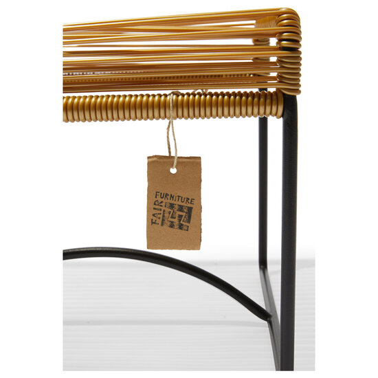 Xalapa Stool or Footrest in Gold