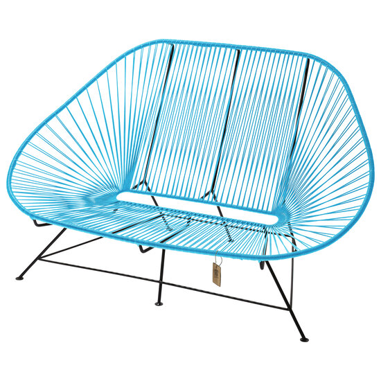 Acapulco Sofa in Blue, Suitable for 2-3 People