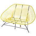 Acapulco Sofa in Canary Yellow, Suitable for 2-3 People