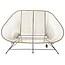 Silla Acapulco Acapulco Sofa in Beige, Suitable for 2-3 People