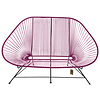 Acapulco Sofa in Violet Wine, Suitable for 2-3 People