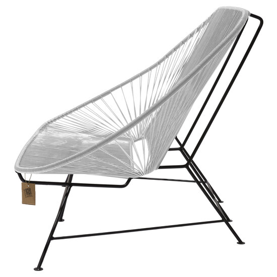 Acapulco Sofa in White, Suitable for 2-3 People