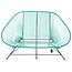 Silla Acapulco Acapulco Sofa in Turquoise, Suitable for 2-3 People