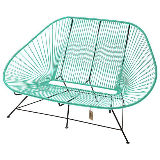 Silla Acapulco Acapulco Sofa in Turquoise, Suitable for 2-3 People