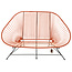 Acapulco Sofa in Orange, Suitable for 2-3 People