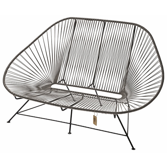 Silla Acapulco Acapulco Sofa in Chocolate Brown, Suitable for 2-3 People