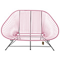 Acapulco Sofa in Pastel Pink, Suitable for 2-3 People