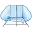 Acapulco Sofa in Blue, Suitable for 2-3 People