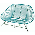 Silla Acapulco Acapulco Sofa in Petrol Blue, Suitable for 2-3 People