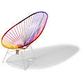 Silla Acapulco Acapulco Chair Sunset, White Frame