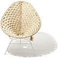 Acapulco Chair Tule, White Frame
