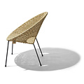 Luna Dining Chair Tule, With Natural Reed
