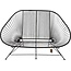 Silla Acapulco Acapulco Sofa in Black, Suitable for 2-3 People