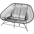 Silla Acapulco Acapulco Sofa in Black, Suitable for 2-3 People