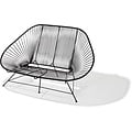 Silla Acapulco Acapulco Sofa in Black, Suitable for 2-3 People