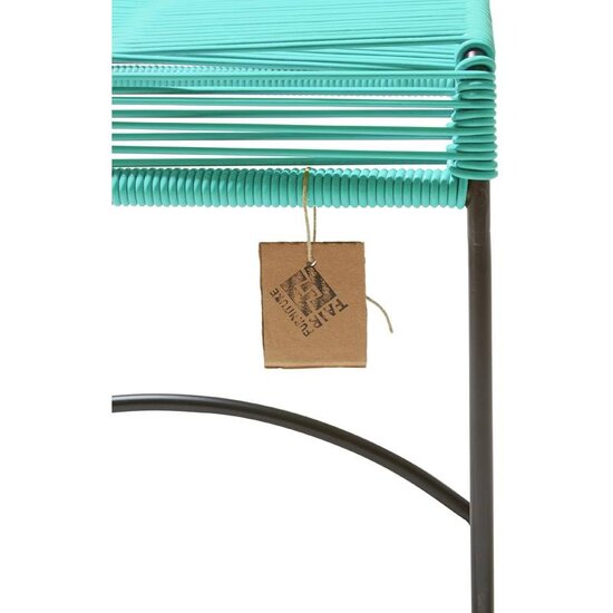 Xalapa Stool or Footrest in Light Turquoise