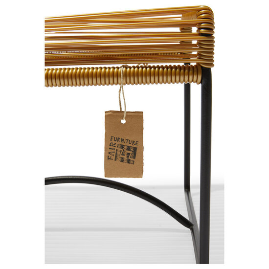 Xalapa Stool or Footrest in Gold