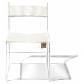 Polanco Dining Chair Sled Base in White