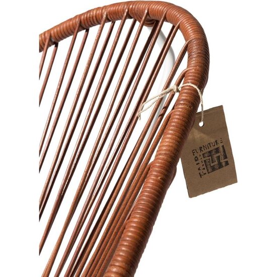 Acapulco Chair Leather Edition, White Frame