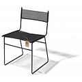 Polanco Dining Chair Sled Base in Black (Made w/ Recycled PVC)