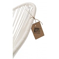 Acapulco Kids Chair in White, White Frame