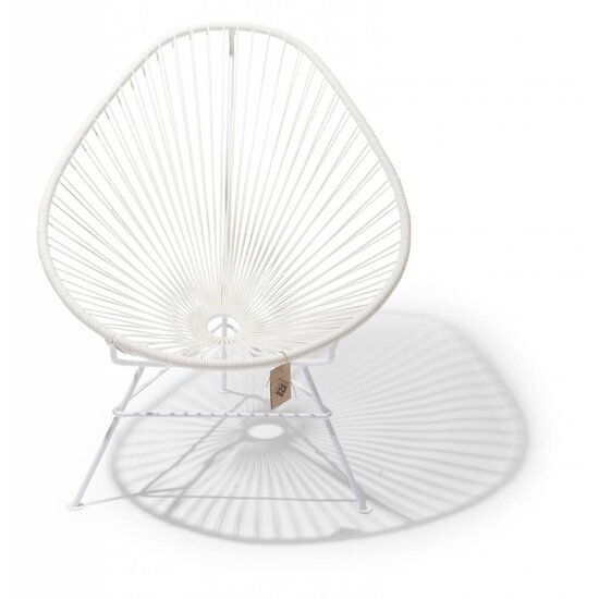Silla Acapulco Acapulco Chair in White, White Frame