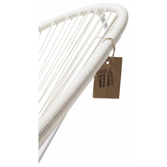 Silla Acapulco Acapulco Chair in White, White Frame