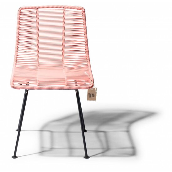 Rosarito Dining Chair in Salmon Pink
