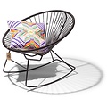Condesa Rocking Chair in Black (Made w/ Recycled PVC)