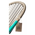 Acapulco Chair in Beige & Turquoise