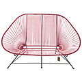 Acapulco Sofa in Red, Suitable for 2-3 People