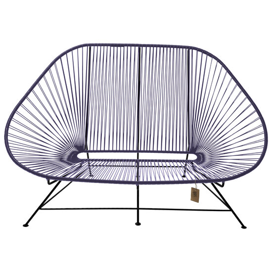 Acapulco Sofa in Purple, Suitable for 2-3 People